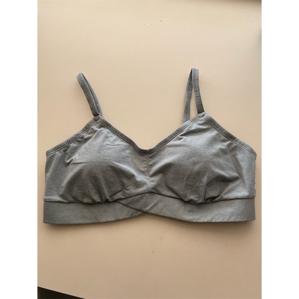 Torrid Bralette Womens Size 0 Gray Heather Lightly Lined Wireless